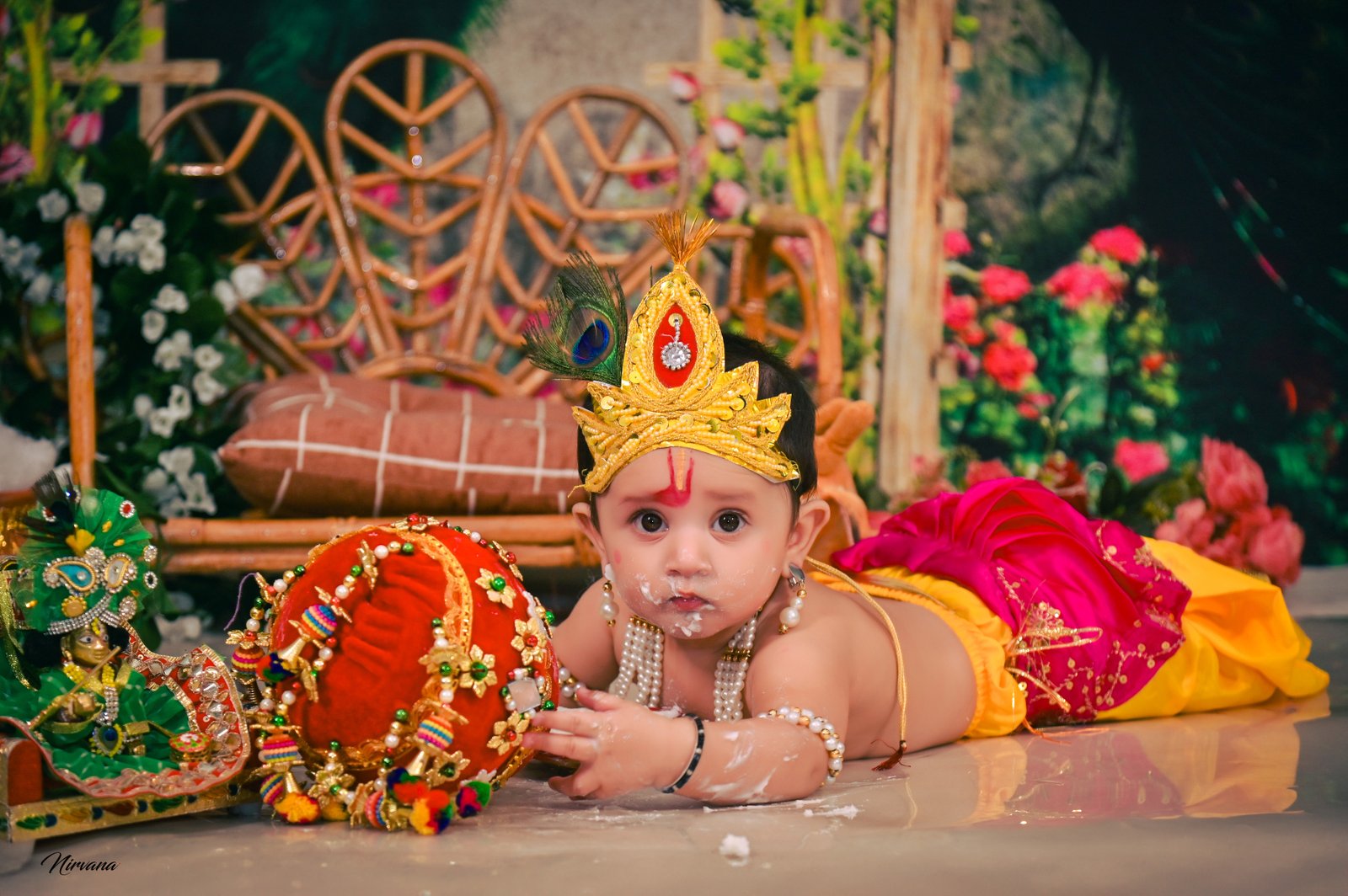 Expressive baby milestone portrait by Nirvana Photography, image 12