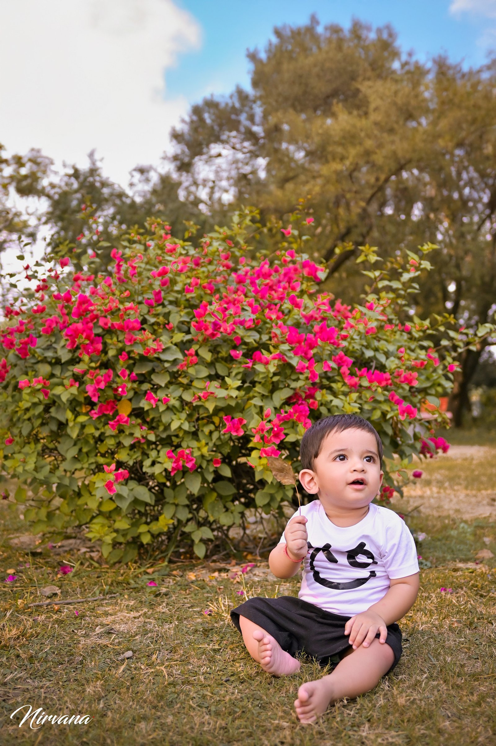 Expressive baby milestone portrait by Nirvana Photography, image 17