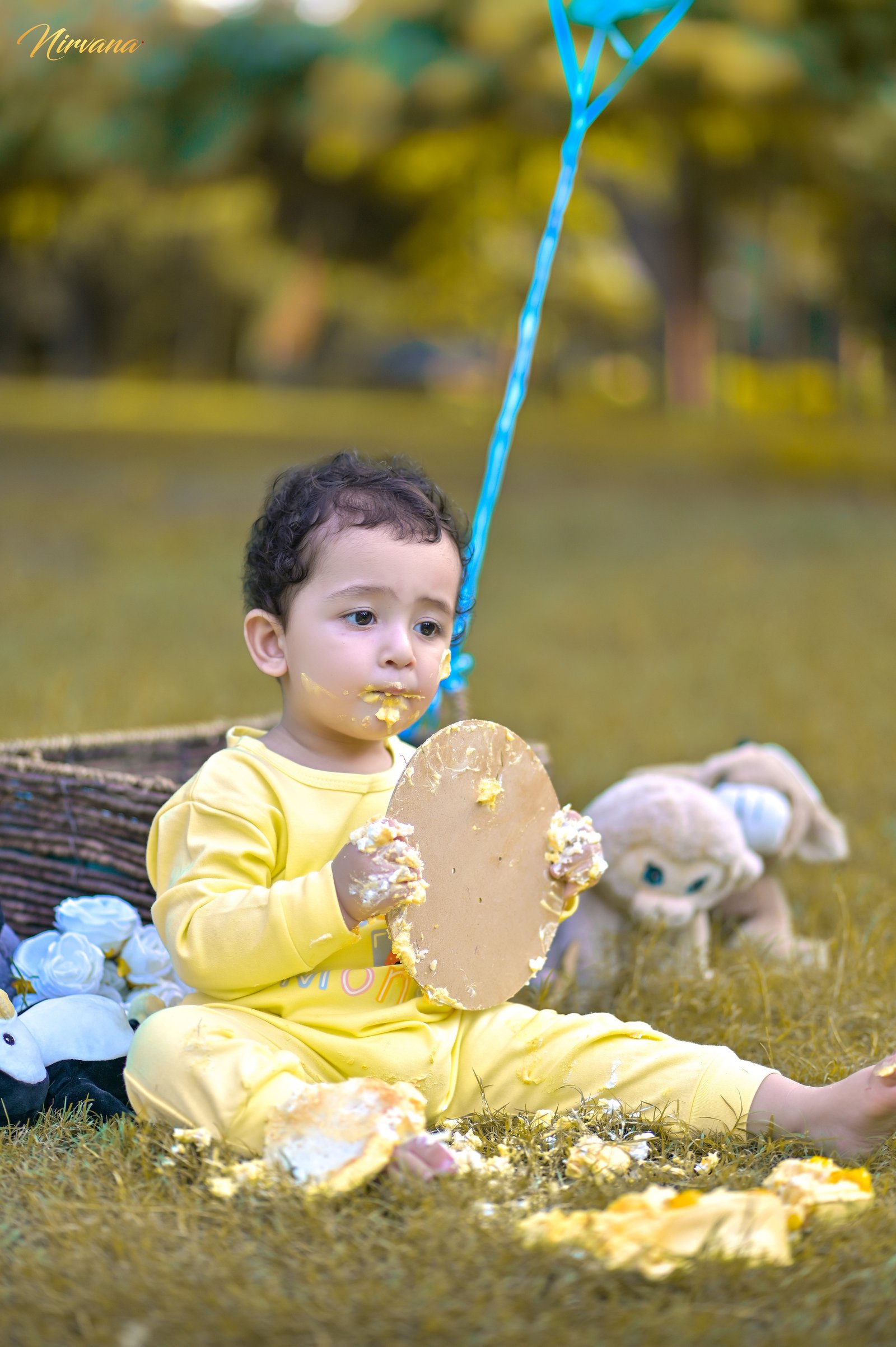 Expressive baby milestone portrait by Nirvana Photography, image 26