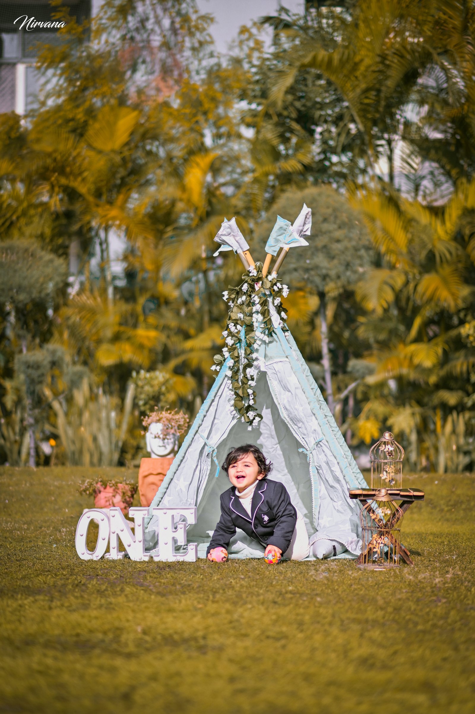 Expressive baby milestone portrait by Nirvana Photography, image 32