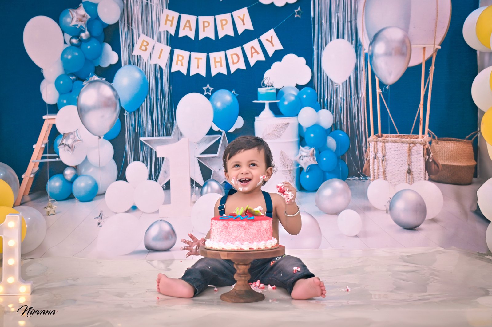 Joyful cake smash portrait by Nirvana Photography, image 5