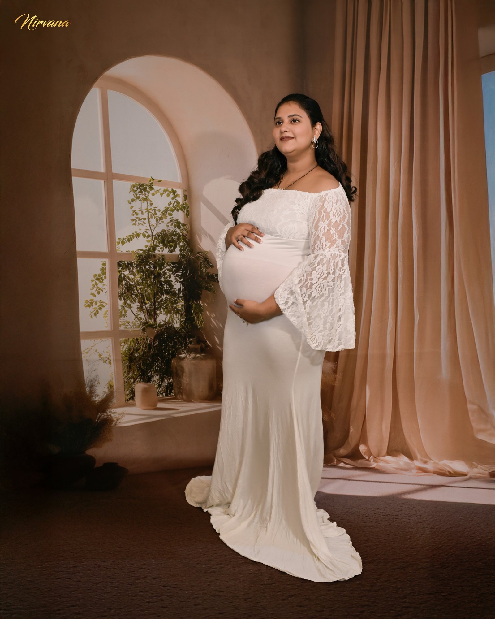 Elegant maternity portrait by Nirvana Photography, image 20