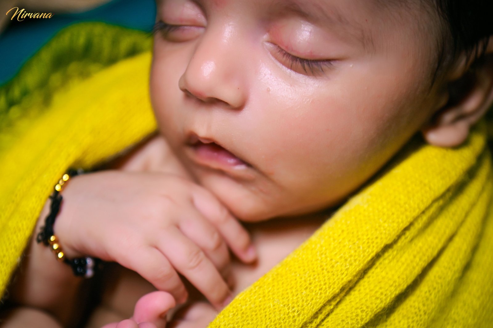 Gently styled newborn portrait by Nirvana Photography, image 7