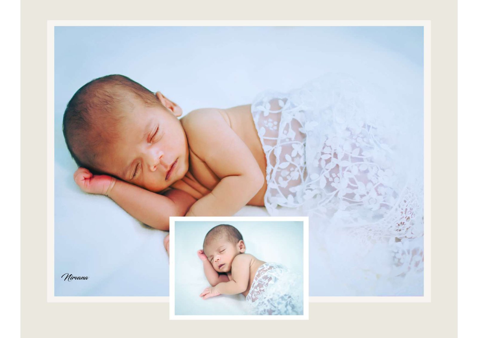 Gently styled newborn portrait by Nirvana Photography, image 24