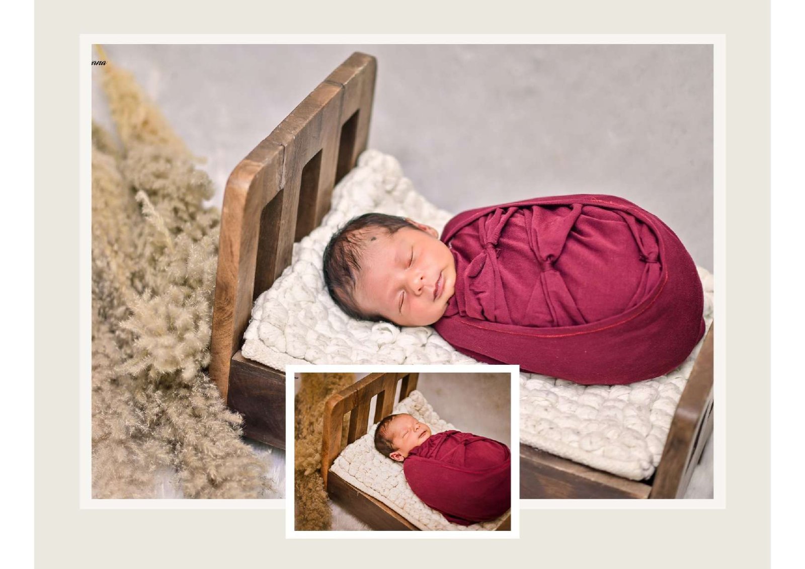 Gently styled newborn portrait by Nirvana Photography, image 25
