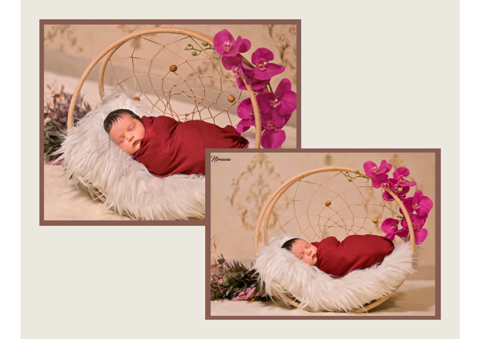 Gently styled newborn portrait by Nirvana Photography, image 29